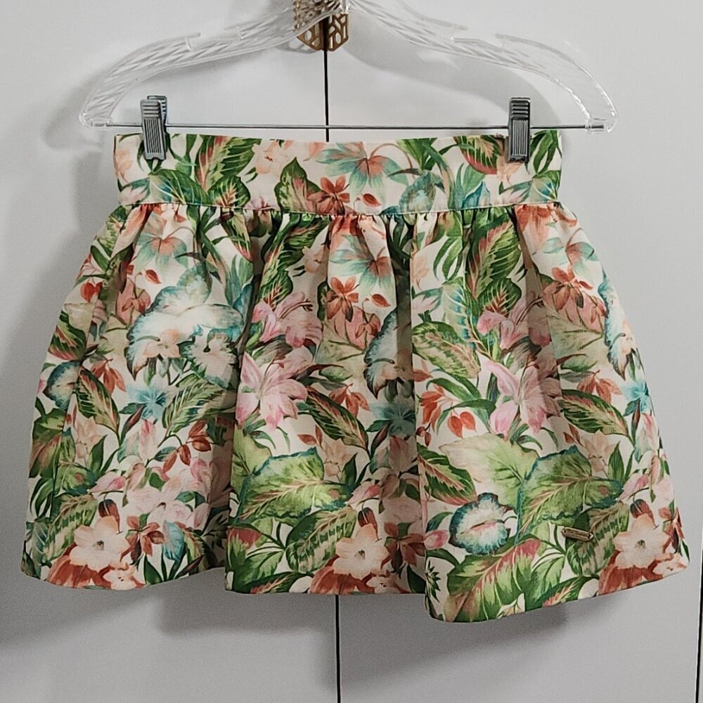 Pili Carrera Girls Skirt Size 12 Floral